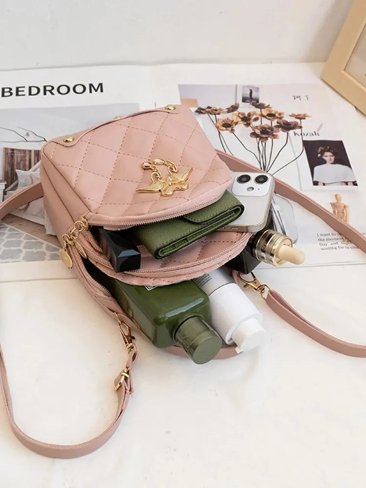 Women’s Compact Mini Backpack with Adjustable Shoulder Straps