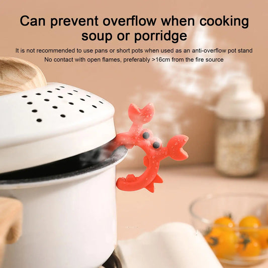 Crab Shaped Silicone Utensil Rest Holder