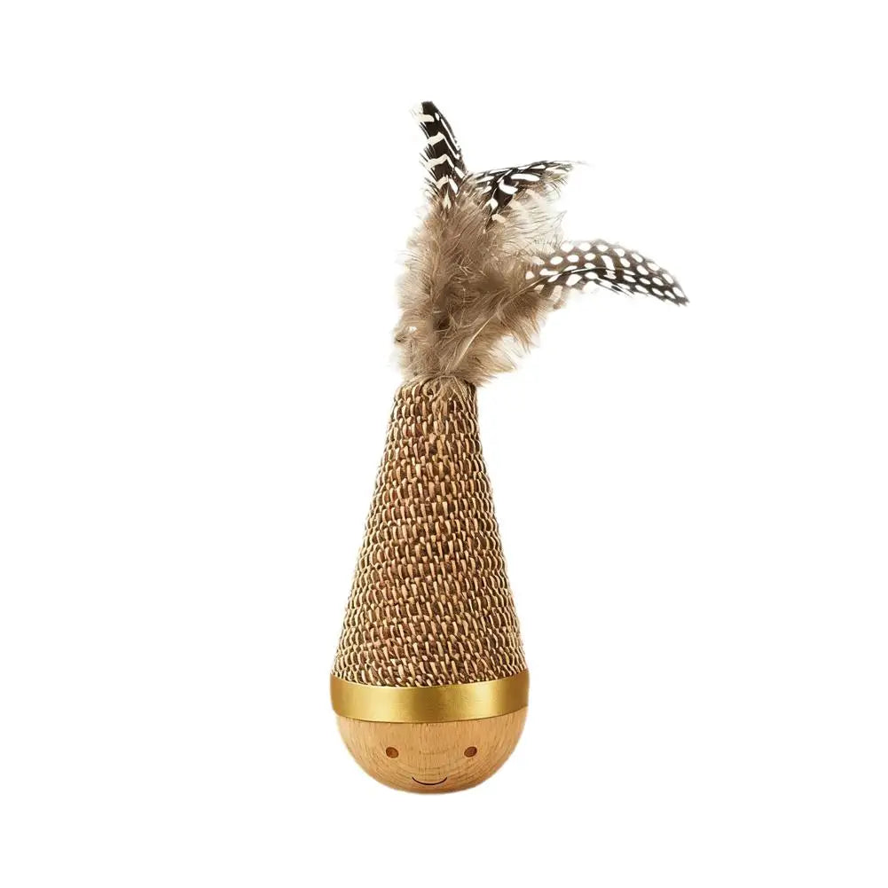 Feather Tumbler Interactive Cat Toy