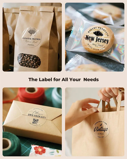 Transparent Thermal Label Roll