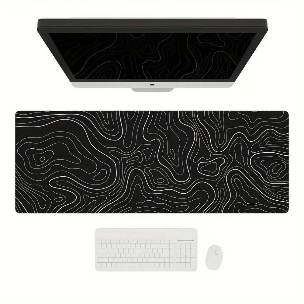 Topographic Gaming Mouse Pad & Desk Mat