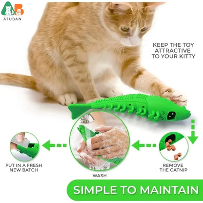 Cat Toothbrush Toy