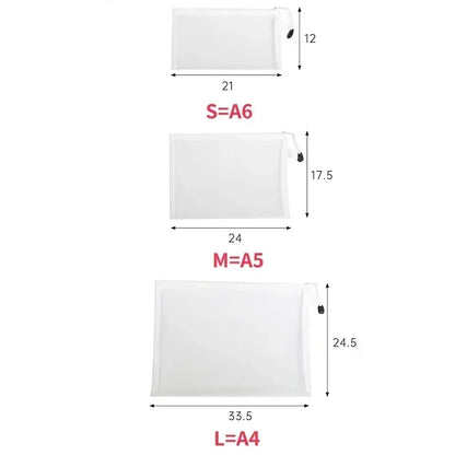 Transparent Mesh Document & Puzzle Storage Bags