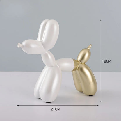 Nordic Balloon Dog Resin Figurine