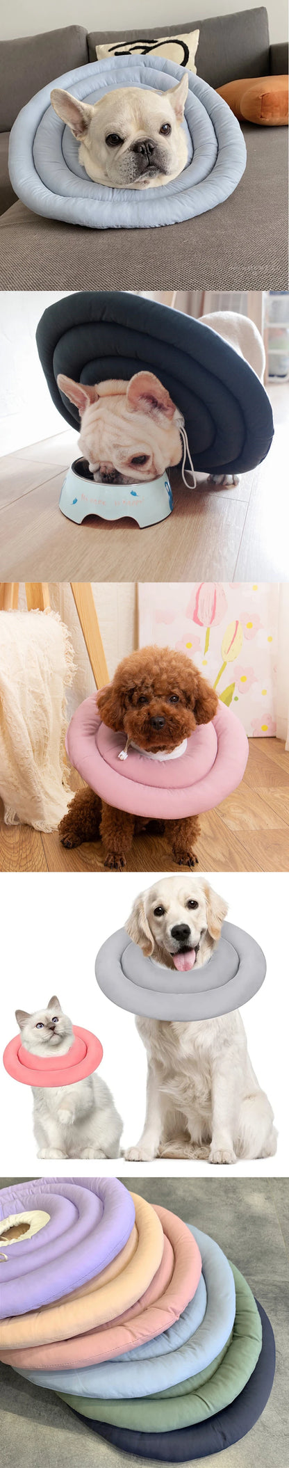 Adjustable Recovery Donut Collar for Dogs