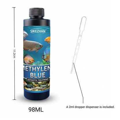 Aquarium Methylene Blue Water Conditioner for Freshwater Fish & Turtles