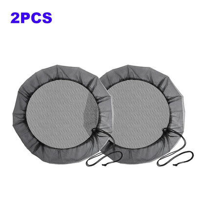 Rain Barrel Filter Mesh Cover with Drawstring