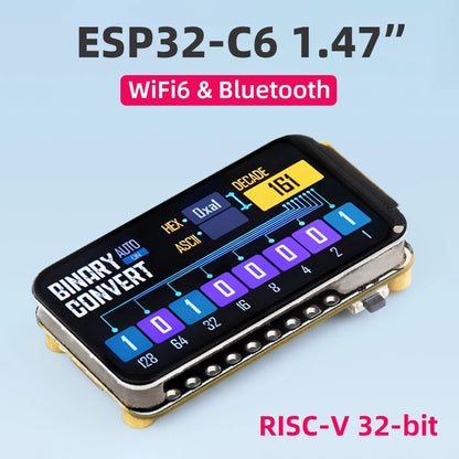 ESP32-C6 1.47-Inch LCD WiFi 6 & Bluetooth Development Board