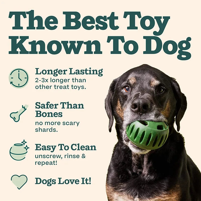 Interactive Dog Treat Puzzle Toy