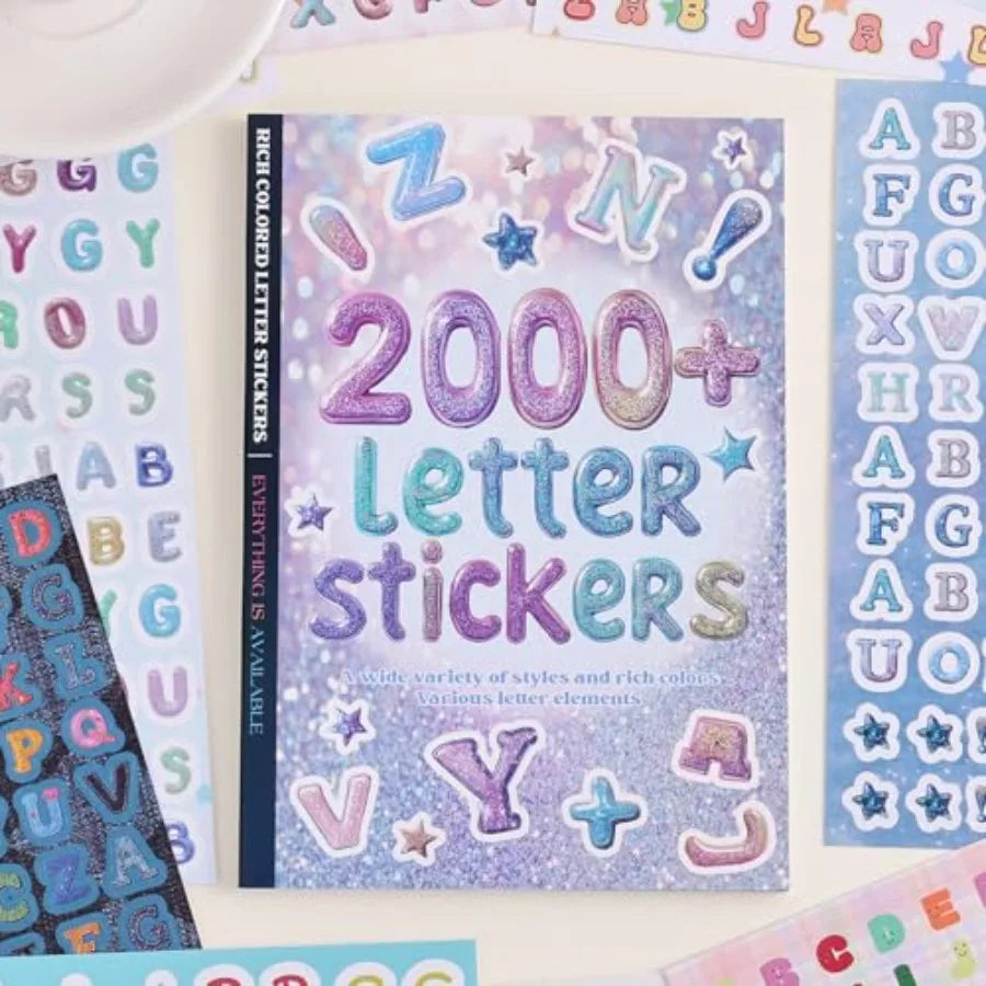 Alphabet Letter Stickers for Journaling & Crafts