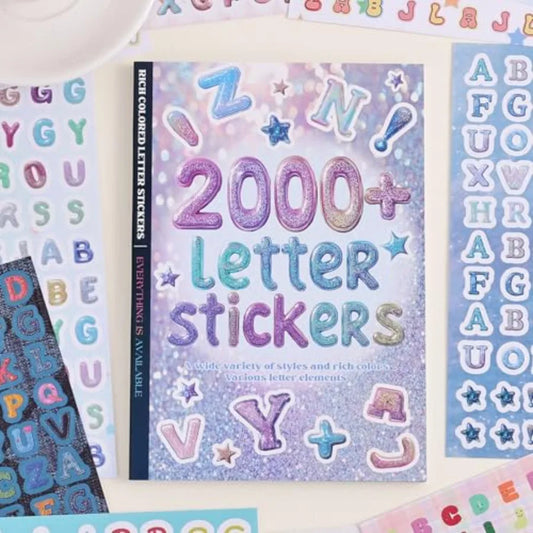 Alphabet Letter Stickers for Journaling & Crafts