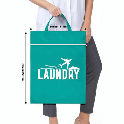 Waterproof Travel Laundry Bag with Zipper