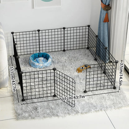 Modular Wire Pet Playpen & Indoor Dog Enclosure
