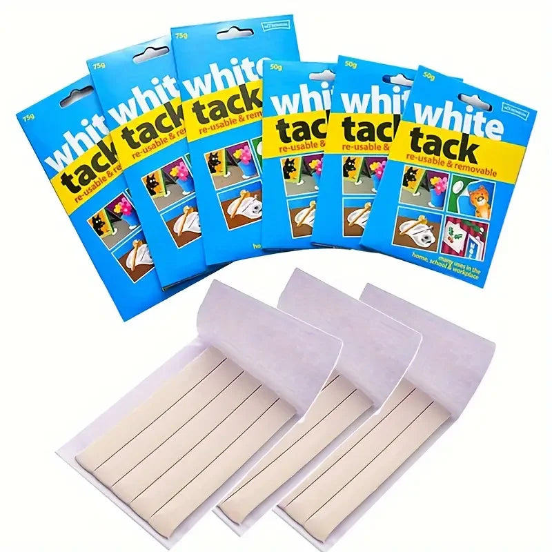 Reusable White Adhesive Tack Putty
