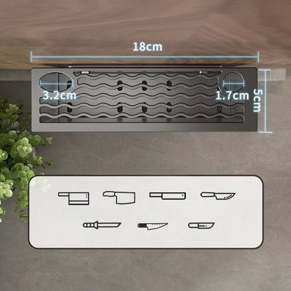 Wall-Mounted Kitchen Storage Rack