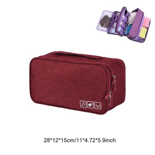 Travel Underwear & Clothing Storage Organizer Bag