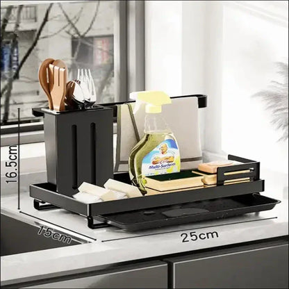 Stainless Steel Sink Sponge Holder Rack