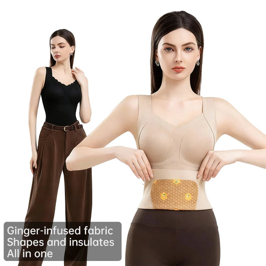 No-Bra Needed Heated Style Thermal Camisole