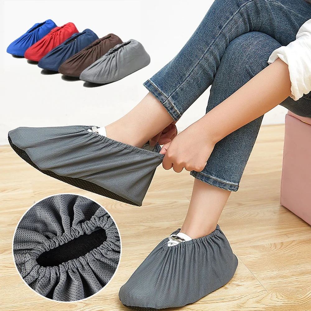 Reusable Non-Slip Shoe Covers for Home Protection