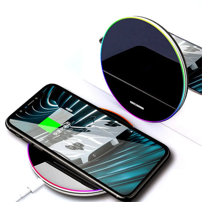 15W Fast Wireless Charging Pad with LED Indicator