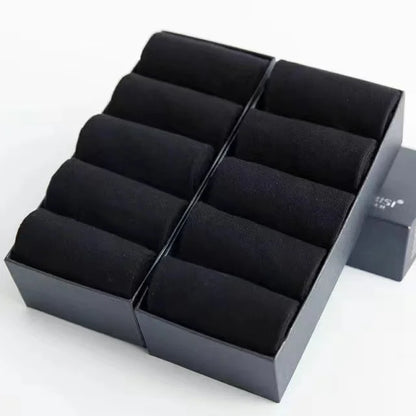 Men’s Cotton Business Crew Socks 10 Pairs