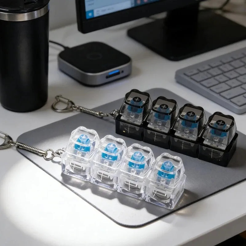 Mechanical Keyboard Clicker Keychain