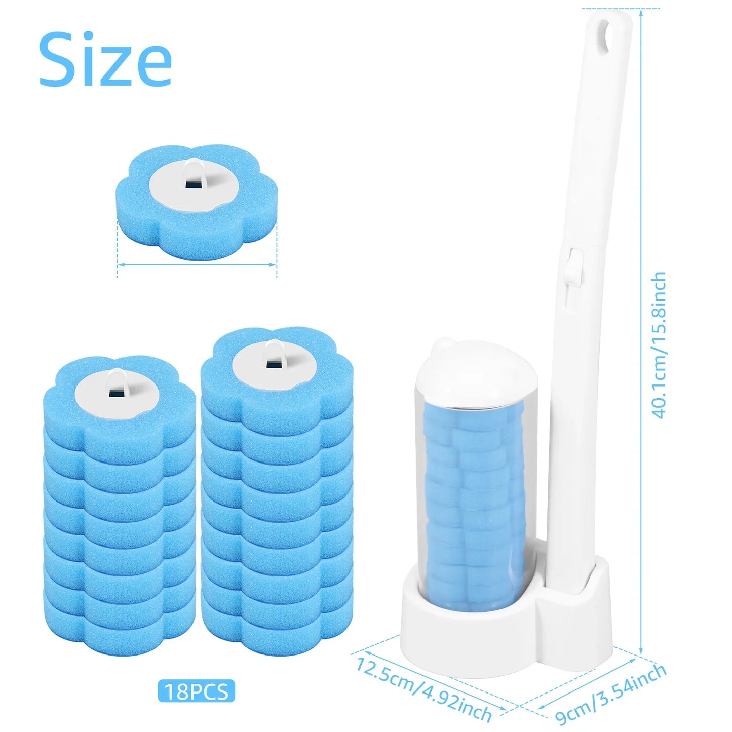 18 36pcs Toilet Brush