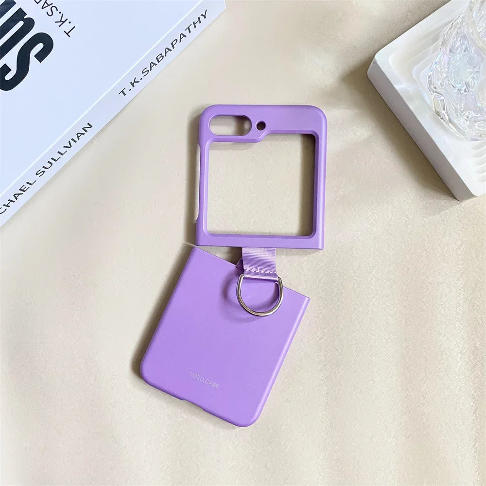 Samsung Galaxy Z Flip Ring Lanyard Case