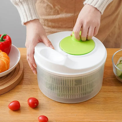 Manual Salad Spinner & Vegetable Dryer