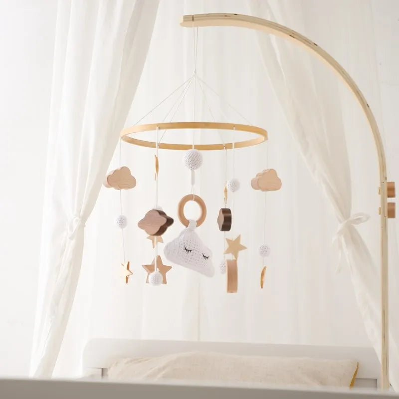 Wooden Baby Crib Mobile