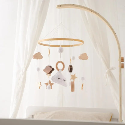 Wooden Baby Crib Mobile