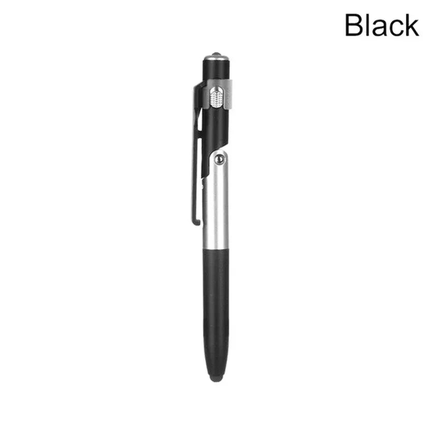 4-in-1 Multifunction Ballpoint Pen with LED Light & Phone Stand