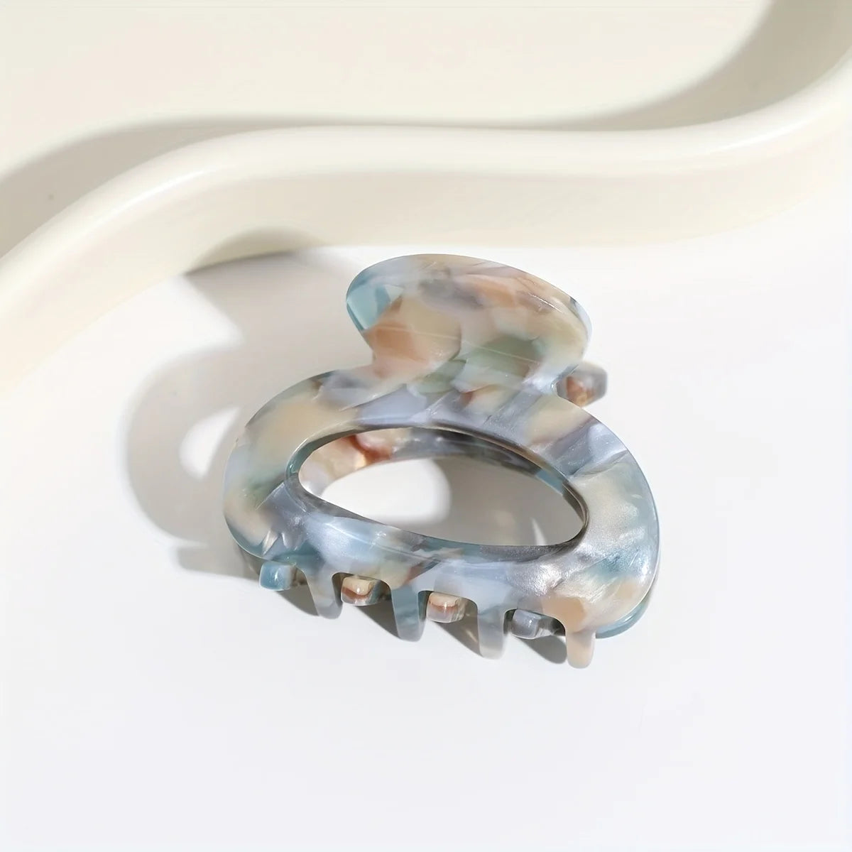 Elegant Small Oval Hair Claw Clip