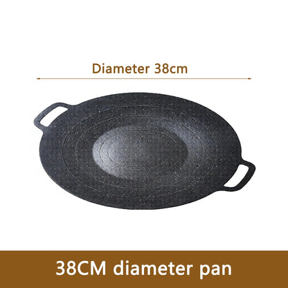 Non-Stick BBQ Grill Pan – Korean Style Barbecue Cooking Plate