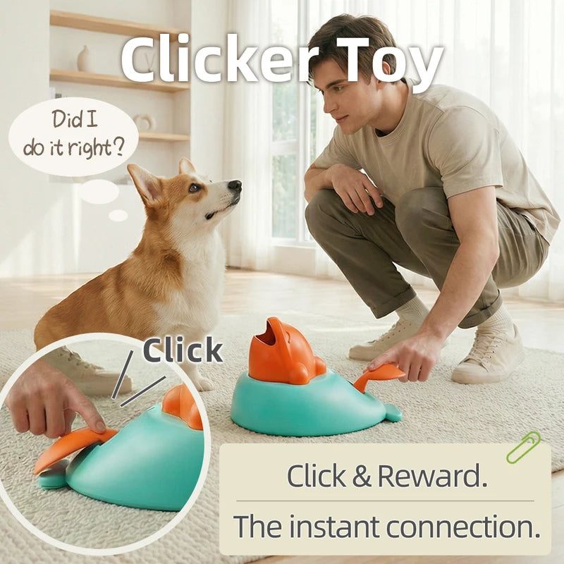 Interactive Dog Treat Launcher Puzzle Toy