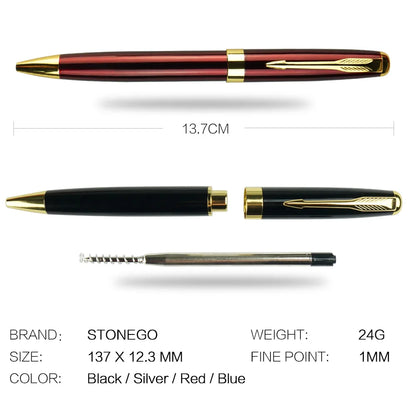 Elegant Chrome Signature Pen – 1.0mm Writing Point