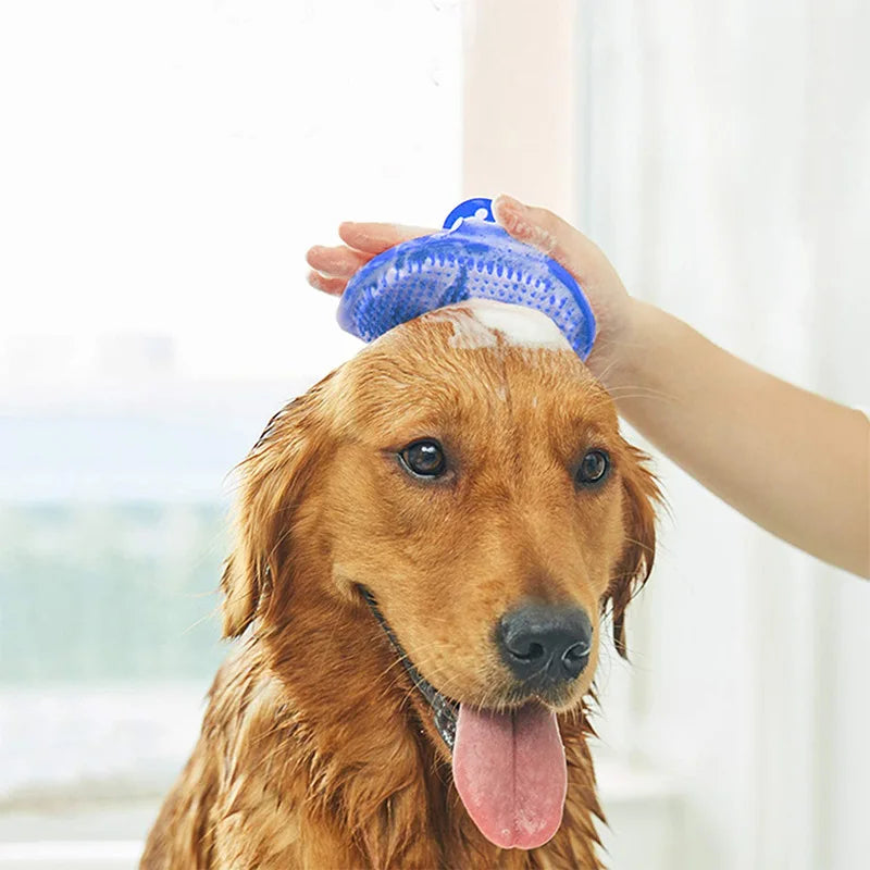 Soft Rubber Pet Bath Brush