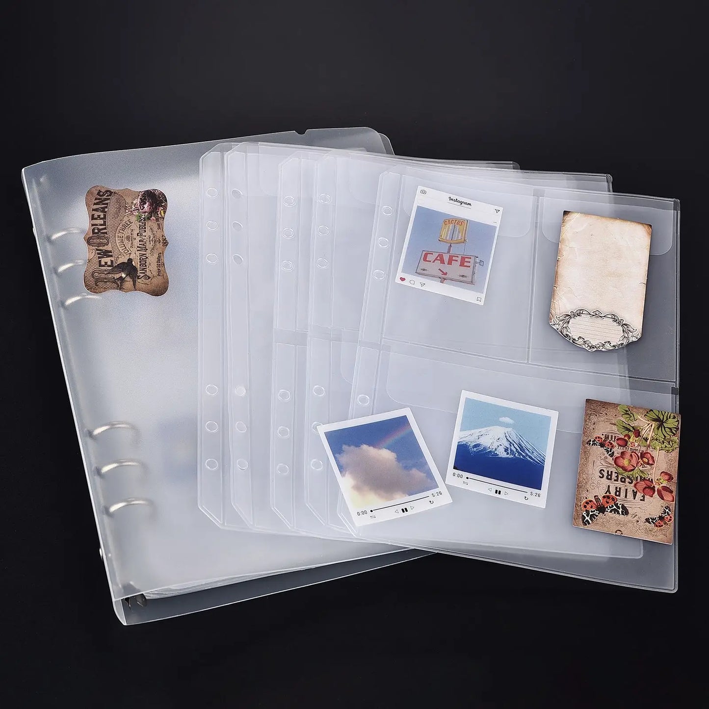 A5 Sticker Storage Binder Bag