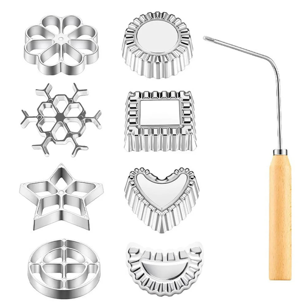Rosette Iron Cookie Mold Set