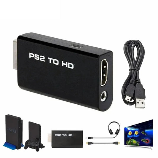 PS2 to HDMI Converter Adapter with Audio Output