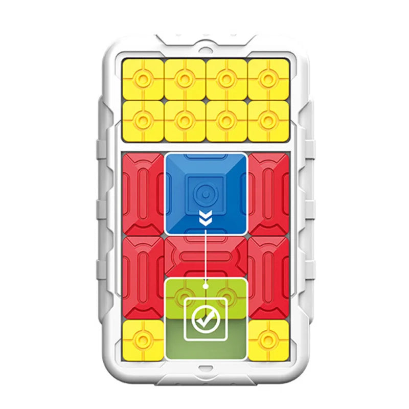 Huarong Road Sliding Block Brain Teaser Puzzle Game