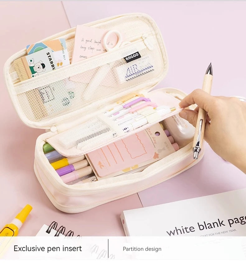 Kawaii Large Capacity Pencil Case