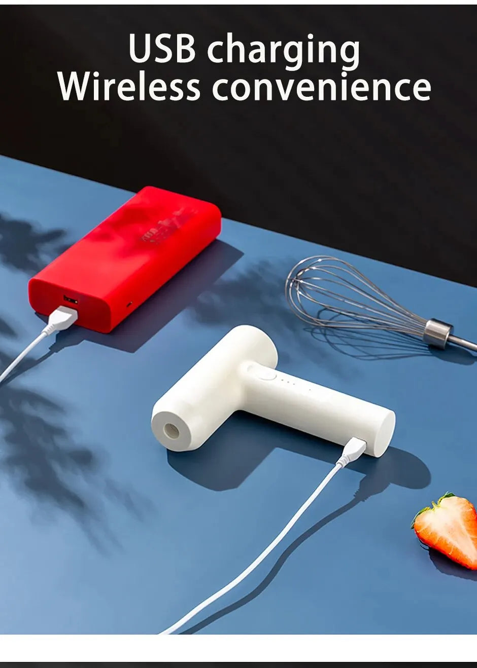 Cordless Electric Food Mixer