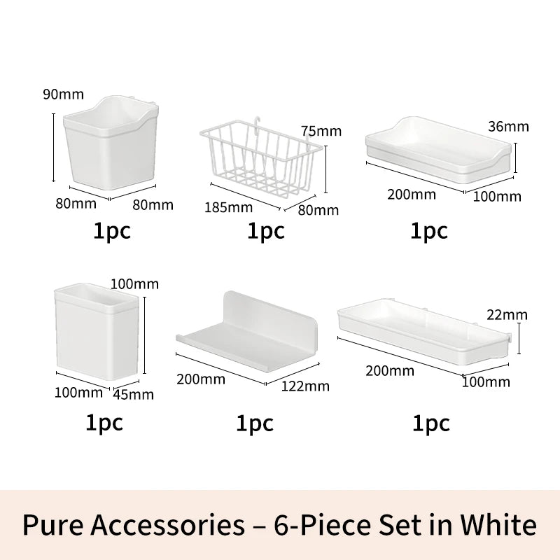 Desktop Pegboard Organizer Panel