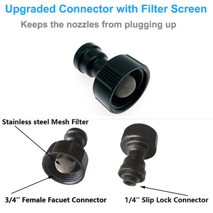 Outdoor Garden Misting Cooling System