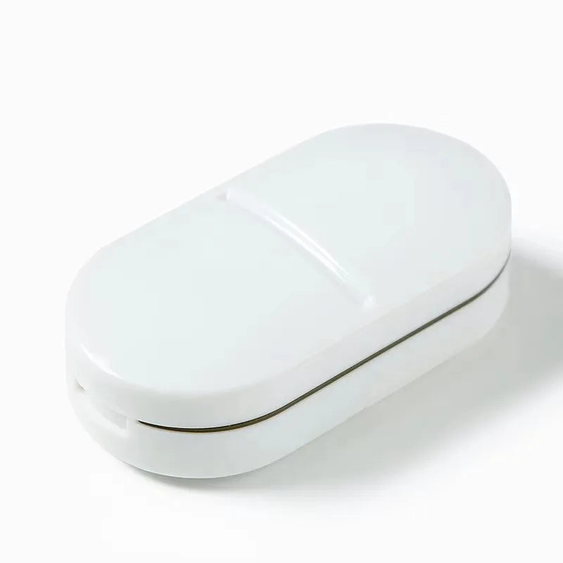 Portable Multiple Pill Cutter with Storage Box