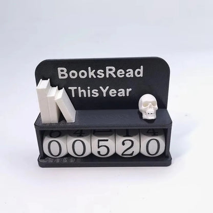 Bookshelf Decor Book Read This Year Counter
