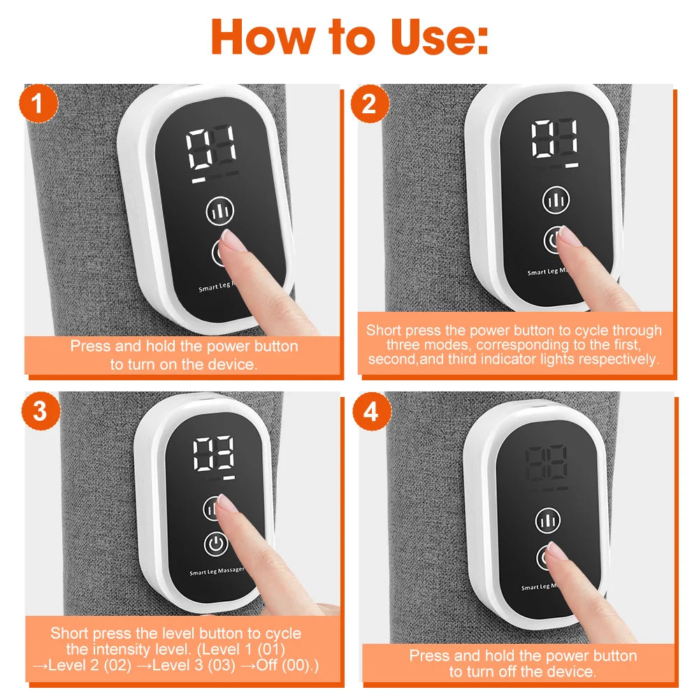 Wireless Air Compression Leg Massager