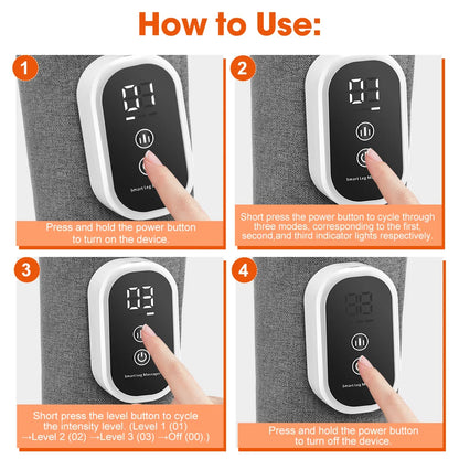 Wireless Air Compression Leg Massager