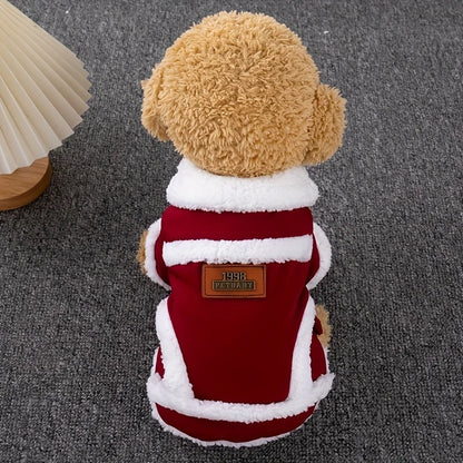 Warm Plush Dog Sweater for Autumn & Winter